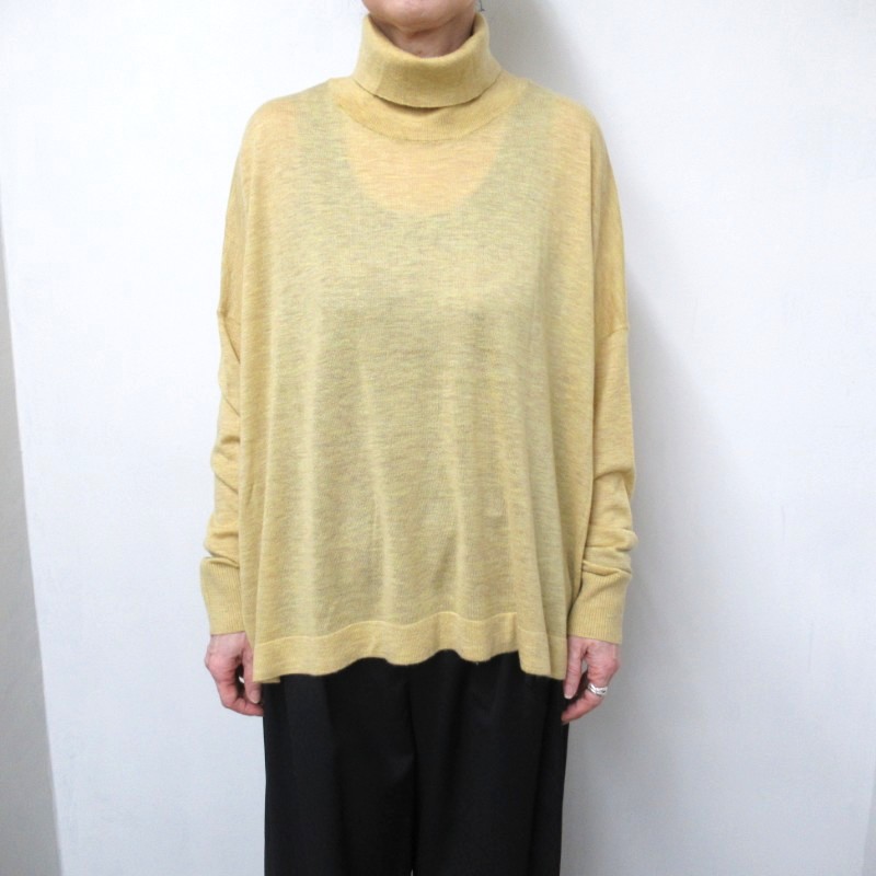 Audrey and john wad ウールmixハイネックプルオーバー /LYE530